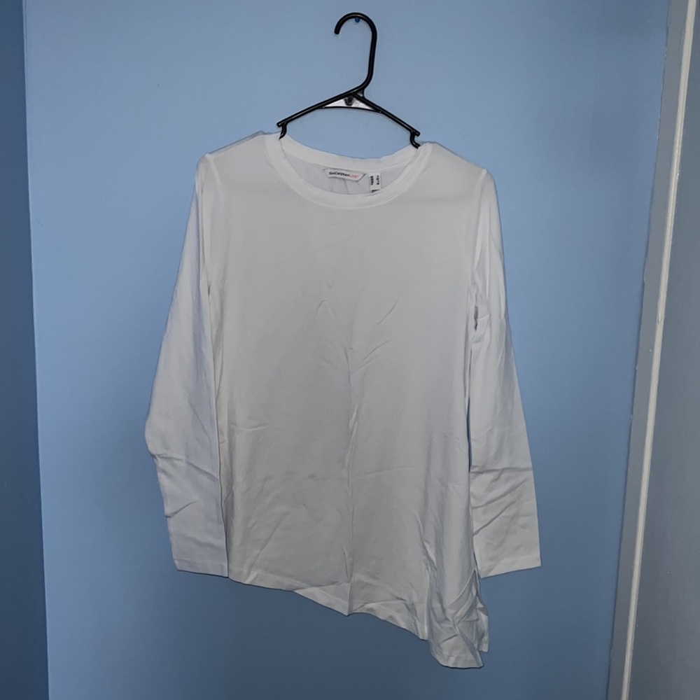 NWT! Isaac Mizrahi Asymmetrical Long Sleeve Shirt